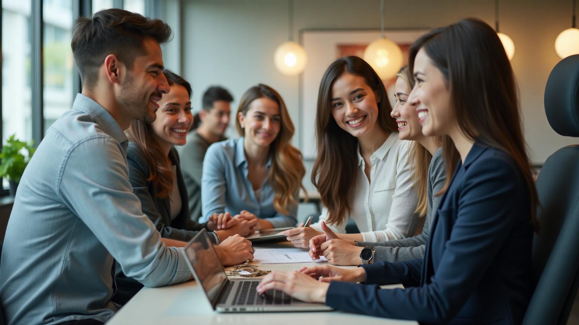 Diverse minds working together in an inclusive environment